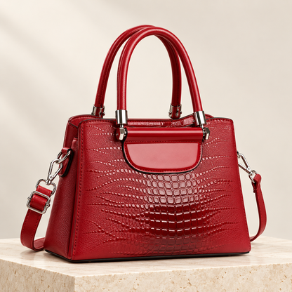 MVRNLO Elara Croc Handbag