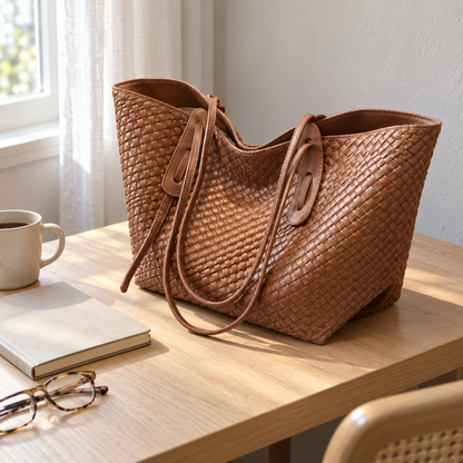 MVRNLO Amara Woven Tote Bag