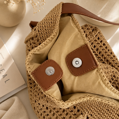 MVRNLO Isla Crochet Hobo Tote Bag