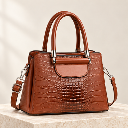 MVRNLO Elara Croc Handbag