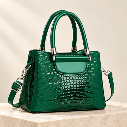 MVRNLO Elara Croc Handbag