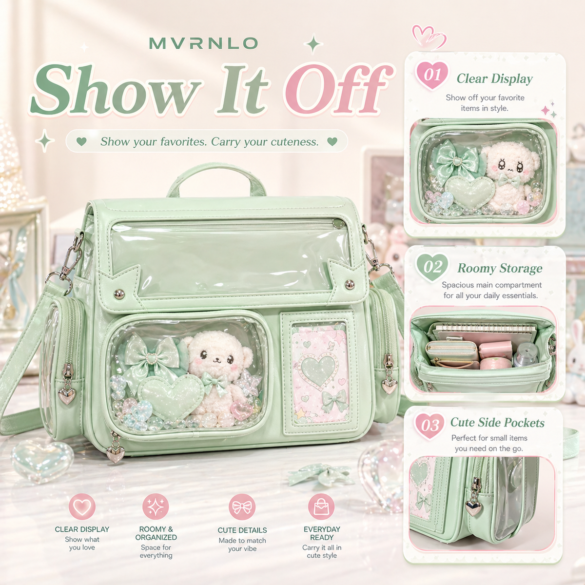 MVRNLO Daydream Display Satchel