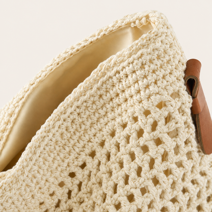 MVRNLO Isla Crochet Hobo Tote Bag