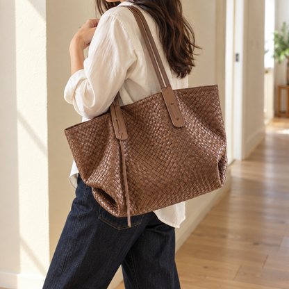 MVRNLO Amara Woven Tote Bag