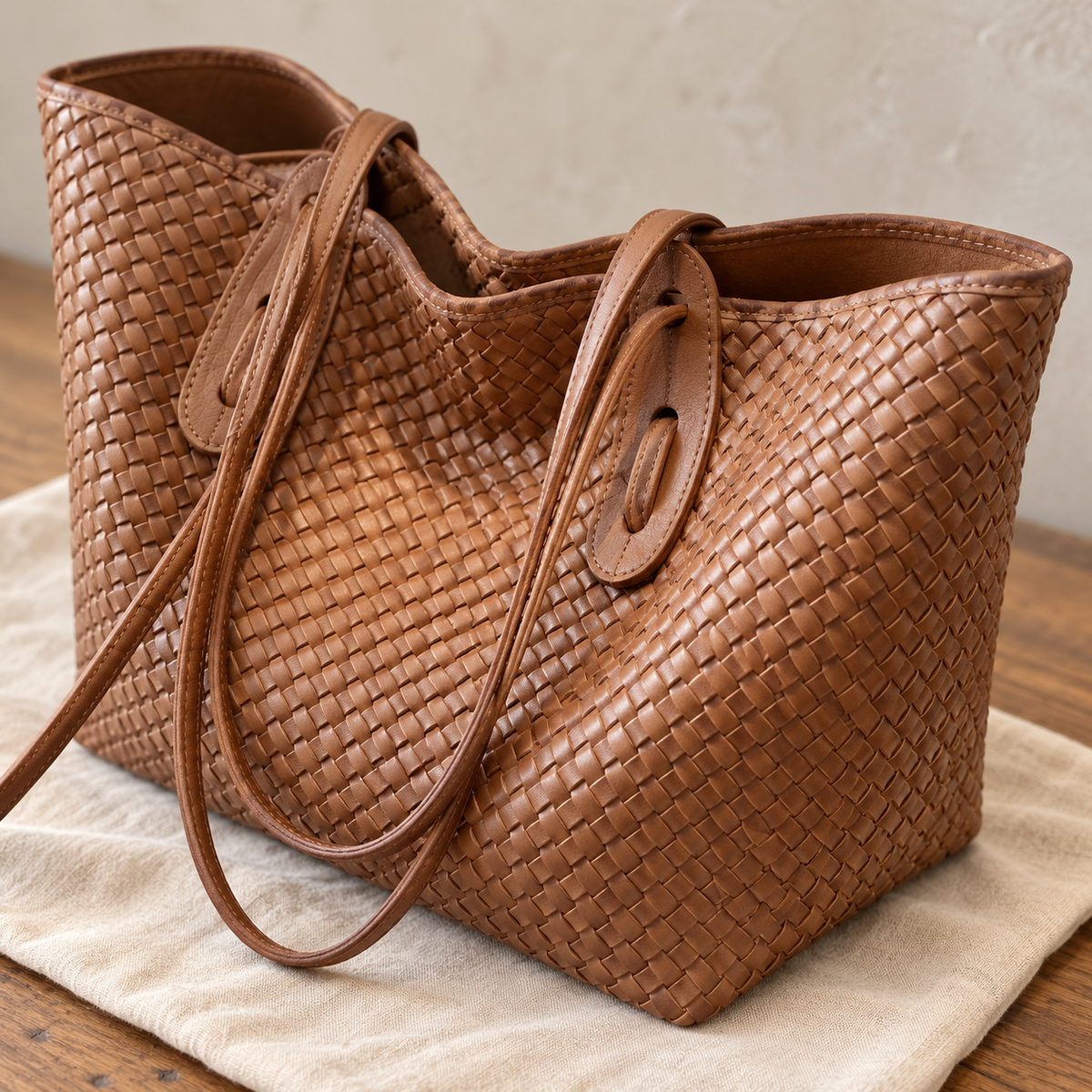 MVRNLO Amara Woven Tote Bag